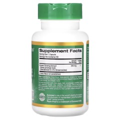 California Gold Nutrition, EuroHerbs, экстракт женьшеня обыкновенного, качество Euromed, 250 мг, 60 растительных капсул